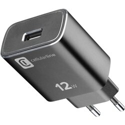 Cellular Line cellularline tetra force 12W lightning inkl. kabel für apple, schwarz Cene