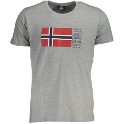 SCUOLA NAUTICA ITALIANA NORWAY 1963 MEN'S SHORT SLEEVE T-SHIRT GRAY Cene