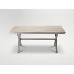  Aluminijski vrtni stol Polywood 180 x 100 cm (bež) Cijene