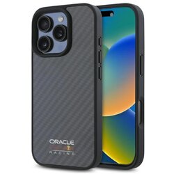 Red Bull HARDCASE KARBONSKA VLAKNA ZA MAGSAFE ZA IPHONE 16 PRO 6.3 ČRNA, (21970713) Cene