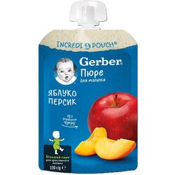Gerber voćna pire ,jabuka breskva 150g Cene