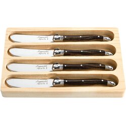 LAGUIOLE STYLE DE VIE Stojalo+6 kos nožev Premium Line 11cm / rjav / ABS, nerjaveče jeklo, (5000200274) Cene