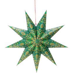 Pip Studio Papirnata božična zvezda, Dark Green - 60 cm Cene