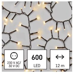 Emos LED svetlosni lanac 600 LED- jež 12m MTG-D4BW03 Cene