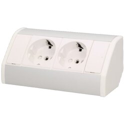 Utičnica Produžni kabel sa 2 x Schuko utičnice, ugradbena - OR-GM-9005/W-G(GS) Cene