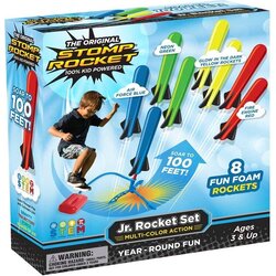 Stomp Rocket Jr. Rocket Set, 8 raket - 1 k. Cene