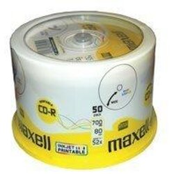 Maxell CD-R 52x, 700MB 50 kom spindle, printabilni Cene