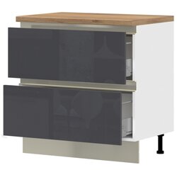Jela spodnji element R-90-2MBOX/5 za kuhinjo infinity (več barv)-antracit, visoki sijaj Cene