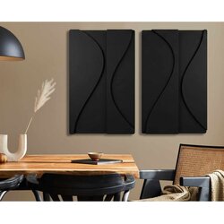 WALLXPERT Crni Dekorativni Zidni Pribor 3D4068-006 Cene