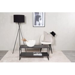 Venture Home Staal klub stolić 102 × 43 cm, crni Cijene