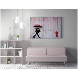 Dekorativna slika motiv šarena kiša, 70x100 cm Cene