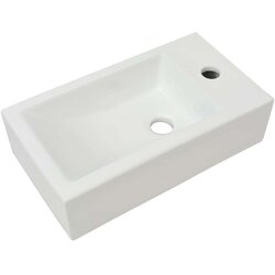 Pravokotni umivalnik keramika bele barve 46x25,5x12 cm, (5000179303) Cene