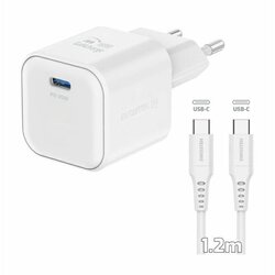 Swissten Polnilec GAN, 1xUSB-C PD, 35W +C/C kabel, bel Cene