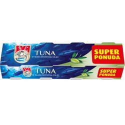 Eva TUNA KOMADI U MASLINOVOM ULJU 4X80G Cene