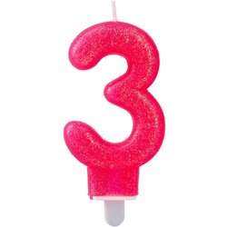 Lucky candle, svećica, pink - odaberite broj Cene