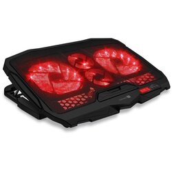 Connect IT CCP-2200-RD-Podloga za hlađenje laptopa, 4x ventilatora, 2x USB, crna/crvena Cene