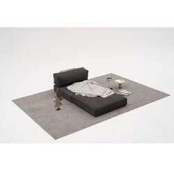 Atelier Del Sofa Sklopiva fotelja Comfort, 95 x 75 x 95 cm, antracit Cijene