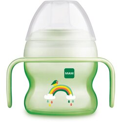 Mam Starter Cup otroški lonček z ročaji 4m+ Green 150 ml Cene