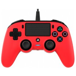 Nacon PS4 ŽIČNI IGRALNI PLOŠČEK, RDEČ Cene