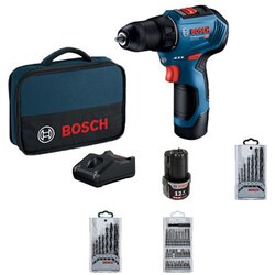 Bosch GSR 12V-30+39-delni set pribora 2x2,0Ah (06019G9001) Cene