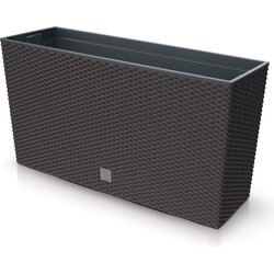RATO Case M cvetlično korito 77 x 23,5 cm vključ. z zalivalnim sistemom - rjava Cene