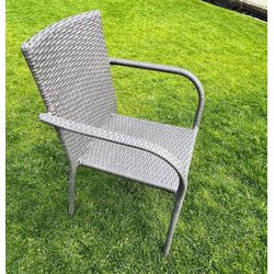 Bello Giardino set od osam vrtnih stolica -sivih Cene