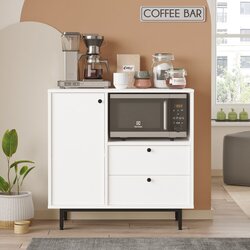 Hanah home RE1-W white multi purpose cabinet Cene