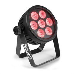 Beamz Professional BAC500 Aluminium, ProPar, 7 x 14 W 7 v 1 LED dioda, RGBA-UV-CW/WW, črna Cene