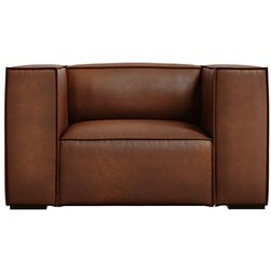 Windsor & Co Sofas Rjavi usnjeni fotelj v barvi konjaka Madame - Windsor & Co Sofas Cene