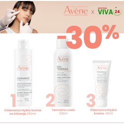 Avène Viva Rutina Cleanance Hydra krema za ÄiÅ¡Äenje + Cleanance krema + Termalna voda Cene