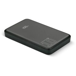 EverActive Powerbank 10 000mAh, 1x USB, 2x USB-C, 20W, QC4+, LCD screen, black Cene