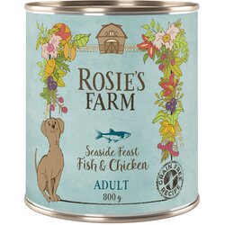 Rosie's Farm Ekonomično pakirane Adult 24 x 800 g - Riba i piletina Cene
