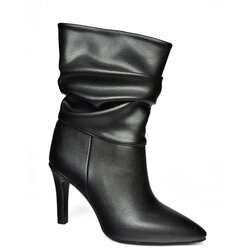 Fox Shoes R404020309 Women's Black Thin Heeled Pleated Boots Cijene