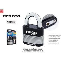 HUGO LOCKS Katanac od punog čelika gts Cene