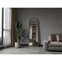 Hanah home podno ogledalo luna, 60 cm x 180 cm, zlatne boje Cene