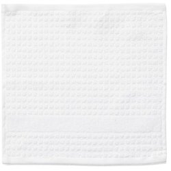JUNA Bijeli ručnik od organskog pamuka od frotira 30x30 cm Check – Cene