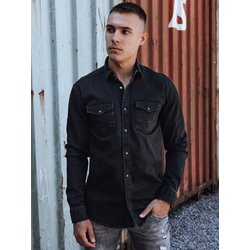 DStreet Koszula męska jeansowa czarna Cijene