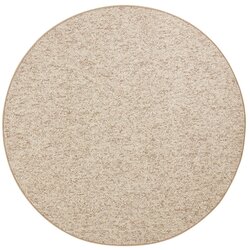 BT Carpet Svjetlo smeđi okrugli tepih ø 200 cm Wolly – Cene