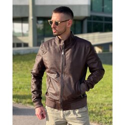 La Force Fashion muška kožna jakna ted - braon Cene