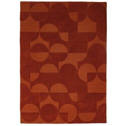 Flair Rugs Ručno rađen vunen tepih boje terakote 160x230 cm Gigi – Cene