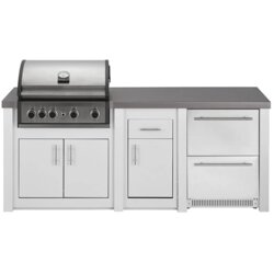 Grandpro Letna kuhinja 226 ALU Series - Bela + Pro Elite [SWPE3NFDD0] Cene