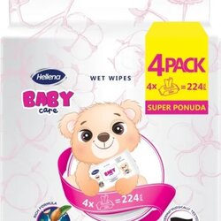 Hellena baby care vlažne maramice 4x56kom Cene