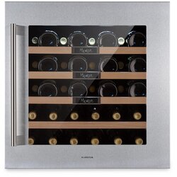 Klarstein Vinsider 36 Built-In Uno, ugradbeni ormarić za vino, 36 boca, 92 litre, nehrđajući čelik Cijene