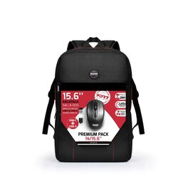 Port premium crni ranac za laptop 15.6"+bežični optički miš 1000dpi Cene
