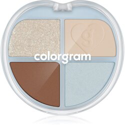 Colorgram Tintin Dory Eyeshadow Palette paleta sjenila za oči i highlightera nijansa 02 Chestnut Dory 4 g Cene