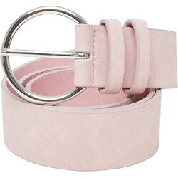 Urban Classics basic Suede PU Belt Pink Cene