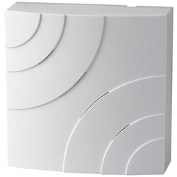 HEIDEMANN hišni zvonec quarter (d x š x v: 45 x 116 x 116 mm, 85 db, bel, umetna masa) Cene