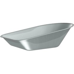 vidaXL Zamenjava za pladenj vozička srebrna 90 x 63 x 28 cm Jeklo, (5000107308) Cene