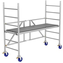 Krause ProTec XS Sklopiva skela (Radna visina: 2,9 m, Dimenzija stajaćeg dijela: 2 x 0,6 m, Opteretivost: 200 kg/m²) Cene