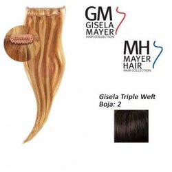 Umetak za kosu Gisela Mayer Triple Weft 2 kom 60 cm – 2 Cene